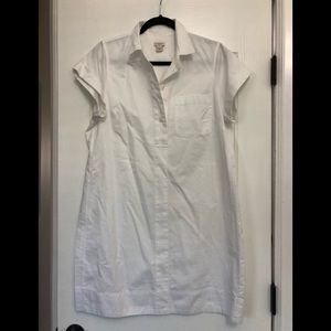 J Crew white dress